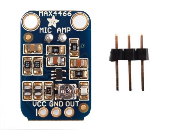 Micrófono amplificador Electret - MAX4466 con ganancia ajustable