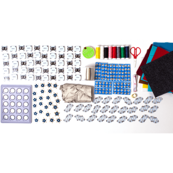 Kit de e-textil fabtronic partes