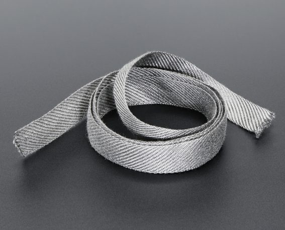 Cinta conductiva de acero inoxidable - 1m x 17mm