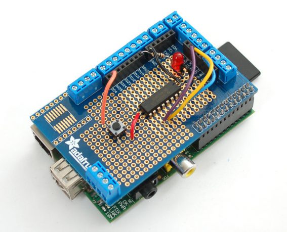 Placa de prototipado para Raspberry Pi - Adafruit Prototyping Pi Plate Kit for Raspberry Pi