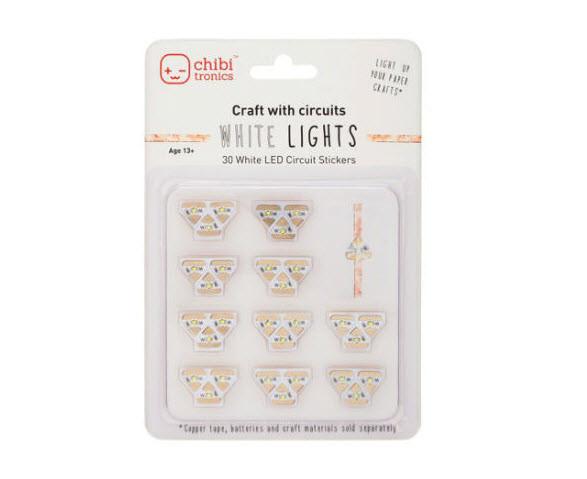 Chibitronics white LEDs pack