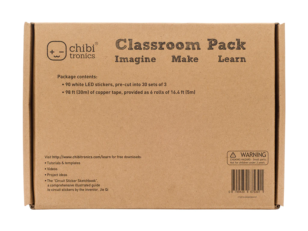 Chibitronics circuit sticker Classroom pack