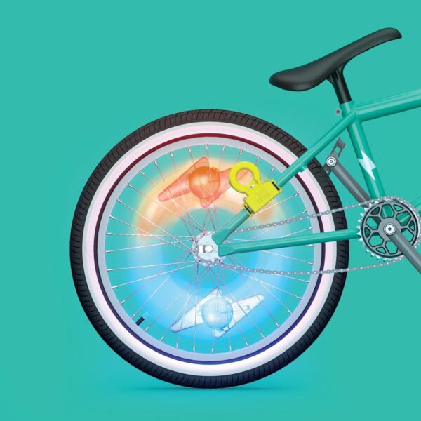 Light Racer Kit de Tech will save us - rueda de bici iluminada