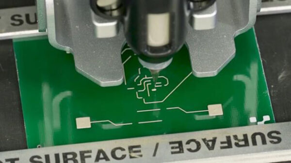 Impresión de la placa PCB con V-One