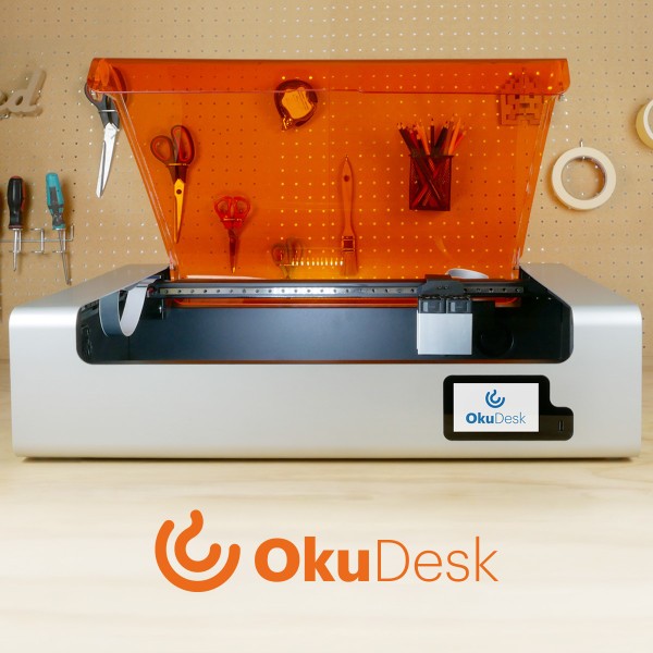 OKU Desk grabadora y cortadora láser de NOMAD Tech