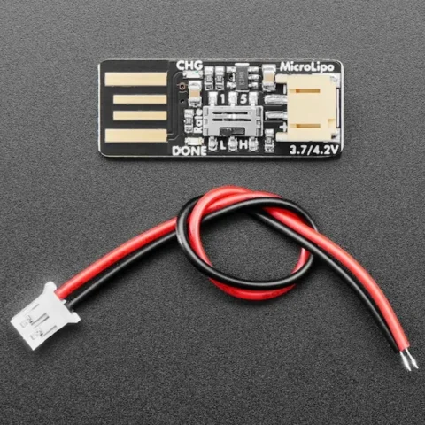 Cargador de baterías LiIon/LiPo - micro LiPo-USB - v2