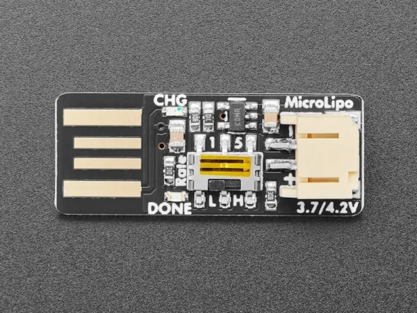 Cargador de baterías LiIon:LiPo v2 vista frontal