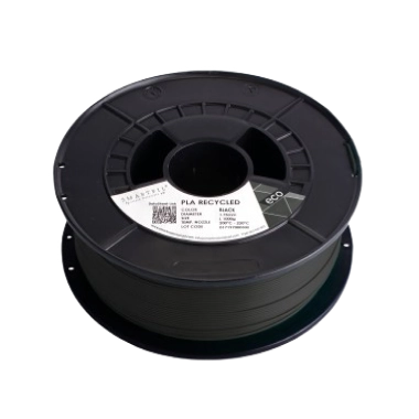 Pla reciclado 1.75mm 1kg negro