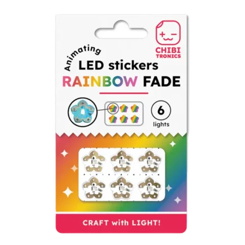 Pegatinas LED Animating Rainbow Fade