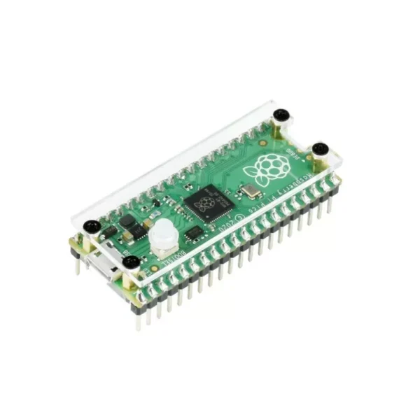 Kit de inicio Raspberry Pi Pico con estuche acrílico transparente