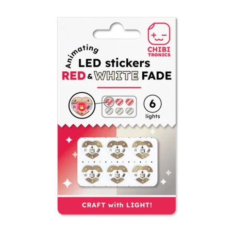 Pegatinas LED Red:White Fade