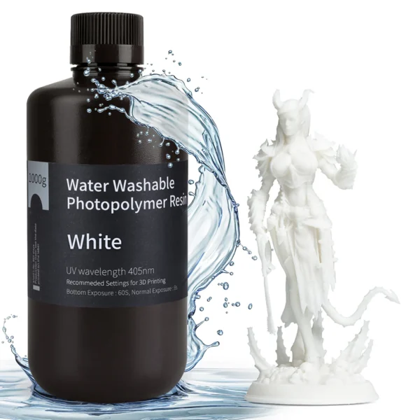 Resina lavable con agua de Elegoo - 1kg blanco