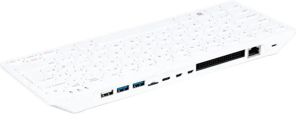 Puertos del teclado del kit Raspberry Pi 500