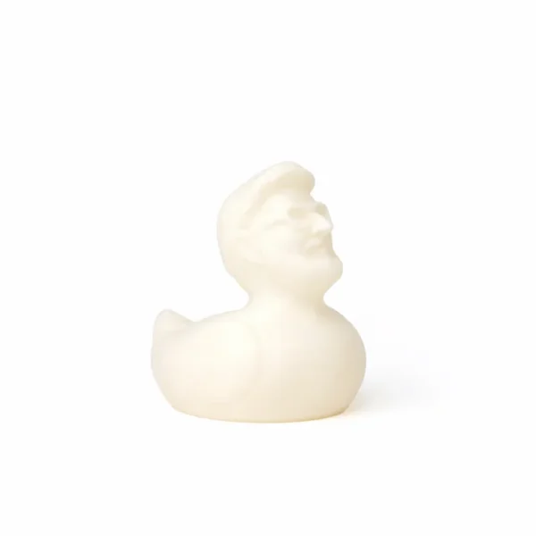 Modelo de pato de goma con cabeza humana impreso con Prusament TPU 95A