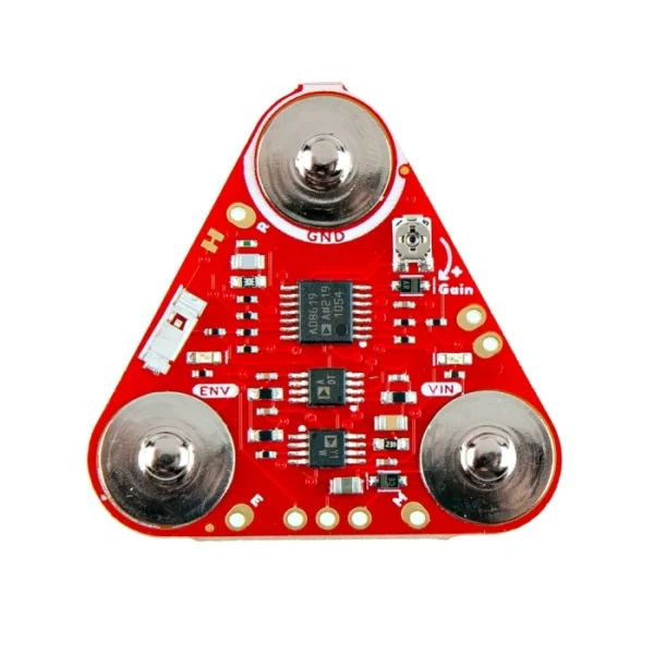 MyoWare 2.0 Muscle Sensor conectores snap parte delantera