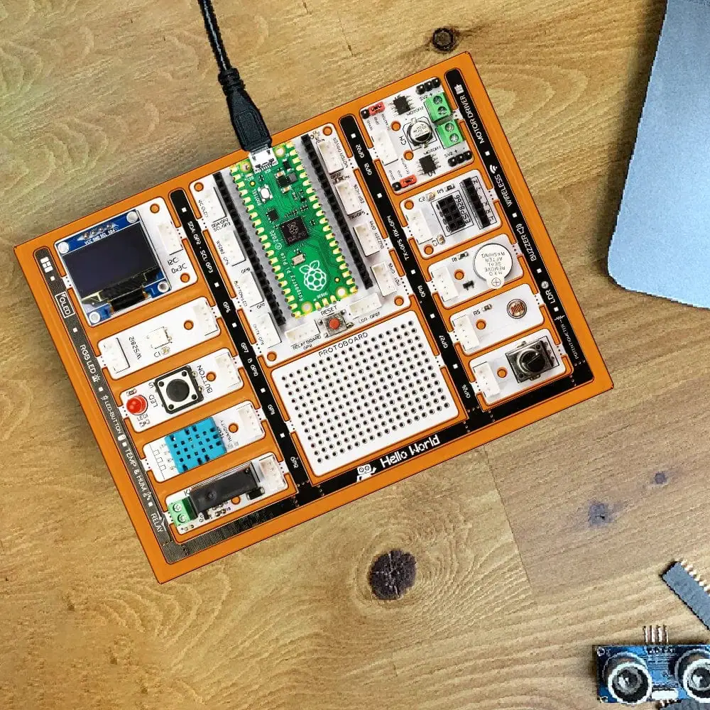 Plaque et kit de prototypage Pico Bricks Base Raspberry